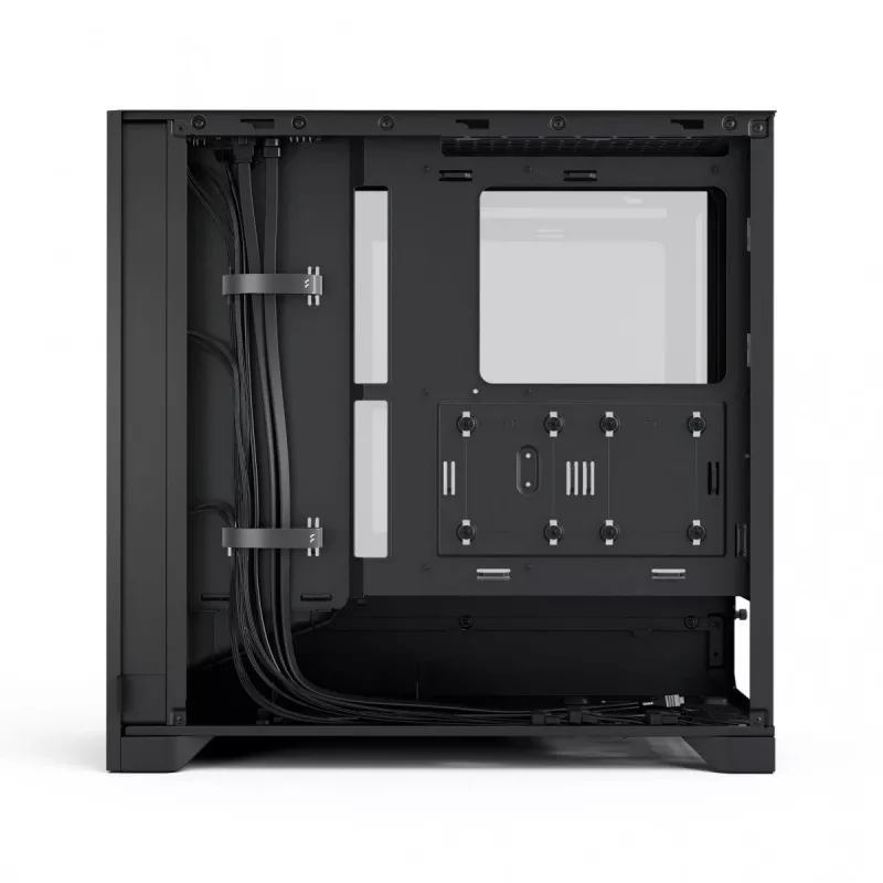 Caixa de PC Fractal Design Pop 2 Air preto TG RGB Midi Tower – ATX/Micro-ATX/Mini-ITX, 3x120mm à frente, 1x120mm atrás, baías de 2,5