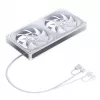 Ventoinha Jonsbo ZA-240, PWM, ARGB - 240 mm, branco
