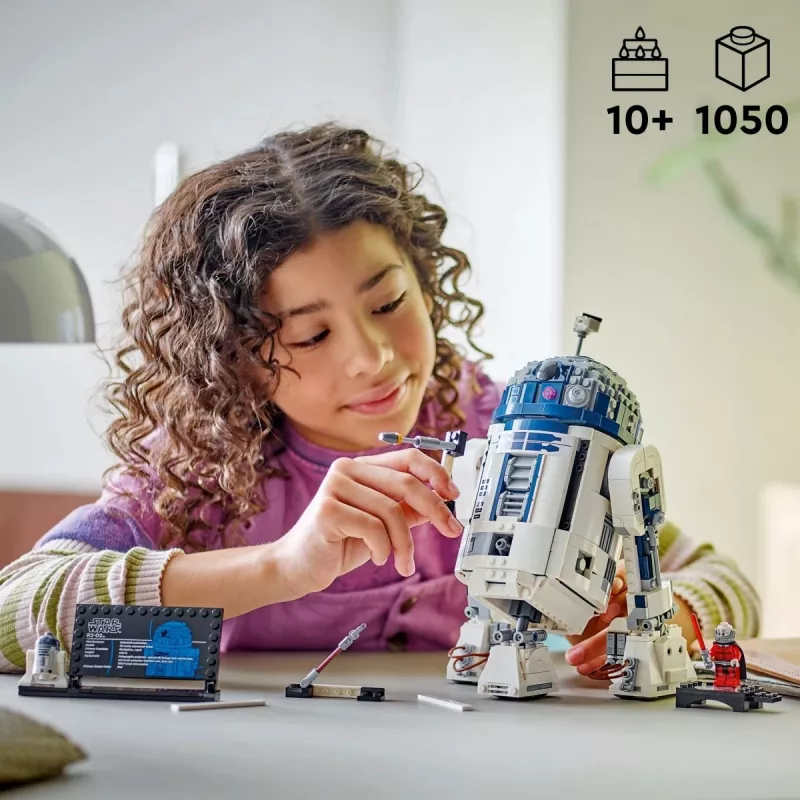 LEGO Star Wars 75379 R2-D2 conjunto de construção com minifigura de Darth Malak, 1050 peças, 10+