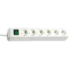 Brennenstuhl 1159520400 régua de tomadas 6 tomadas 45° branca com interruptor 3 m cabo H05VV-F3G1,5 POS-Reiter (1159520400)