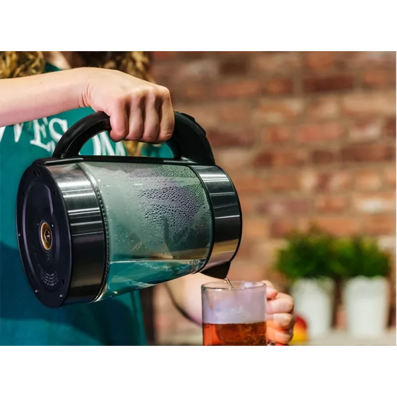 Chaleira de vidro LAFE LAFCZA47618 – capacidade 1,5 L, 100% reciclável