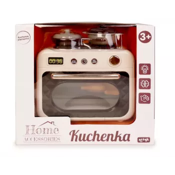 Forno de brincar Artyk 180507 com luz – brinquedo para crianças para conjuntos de faz de conta