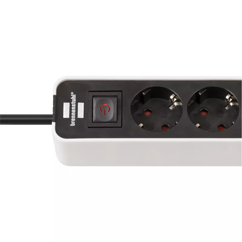 Extensão de energia Brennenstuhl 1153240126 1,5 m 4 tomadas AC interior preto branco
