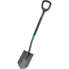 Gardena 17012-20 – Pá de drenagem – aço – preto – em D – monocromático