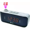 Rádio-despertador Eltra Clockradio Kasia (Kate) com projetor, preto