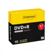 INTENSO DVD+R 4,7 GB 16x imprimível pack de 10 Slimcase, 120 mm