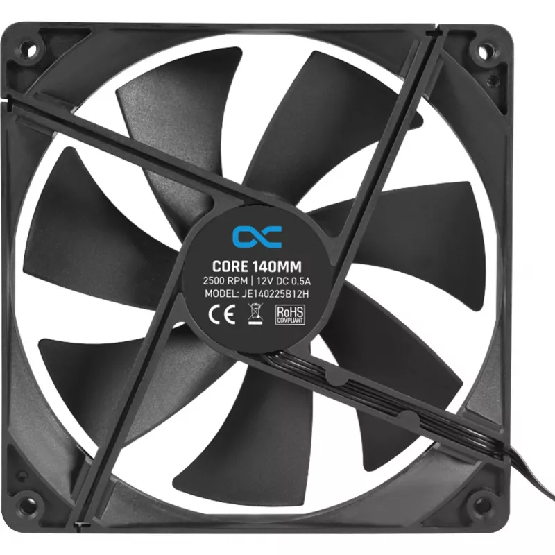 Ventoinha para caixa Alphacool Core 140 mm PWM 2500 rpm Preto