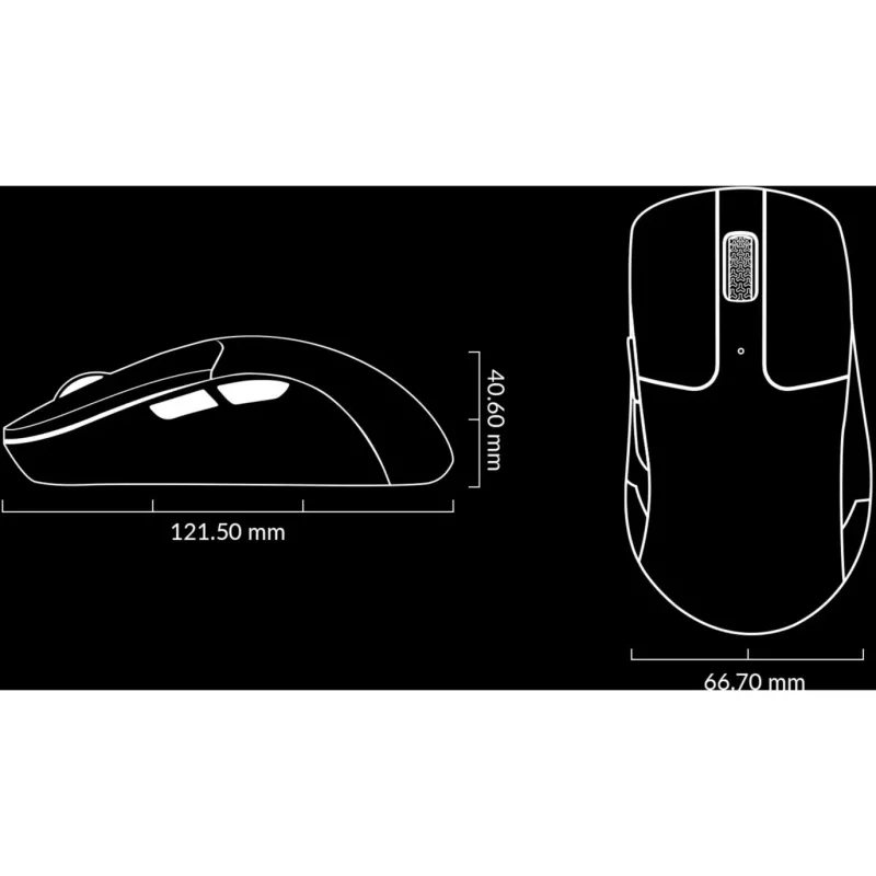 Rato Keychron M2-A1 RF Wireless Bluetooth USB Type-C