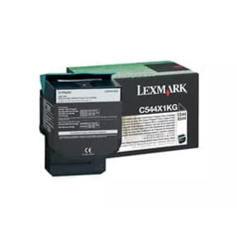 Toner Lexmark C544X1KG preto de rendimento extra elevado, 6.000 páginas