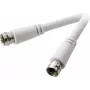 SpeaKa Professional cabo de ligação SAT [1x ficha F - 1x ficha F] 1,50 m 90 dB branco (SP-7870000)