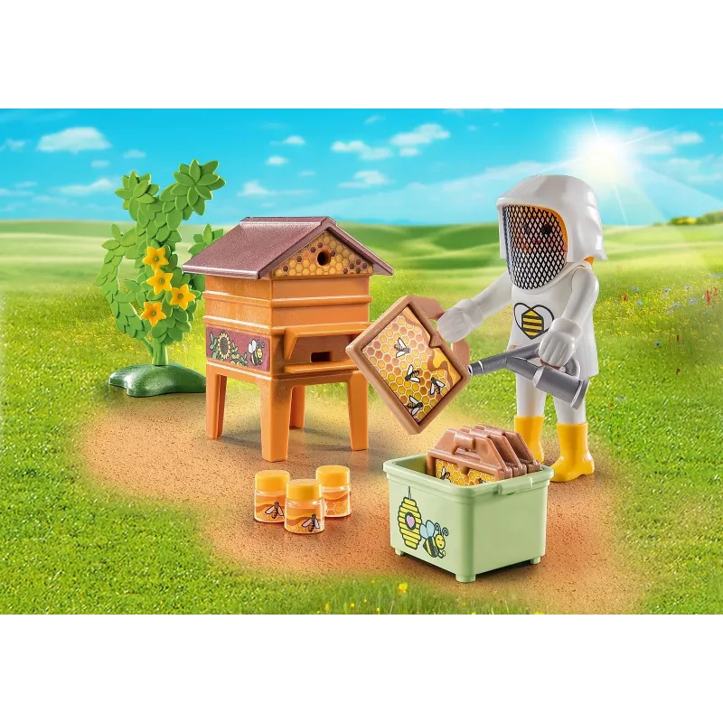 Playmobil apicultor – jogo de role-play e brincadeira criativa para crianças dos 4 aos 10 anos – Fat Brain Toys
