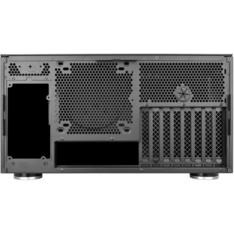 Caixa de PC SilverStone Crown 04 SST-CW04TB — formato HTPC, suporte SSI-EEB, cinzento-escuro