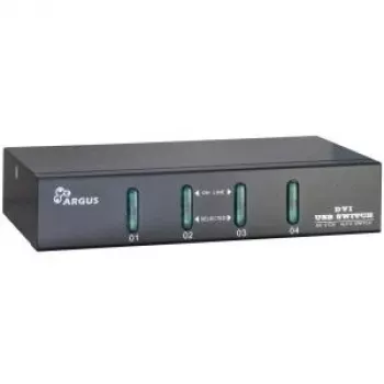 Inter-Tech Argus KVM-AS-41DA - Comutador KVM/áudio - 4 x KVM/áudio - Desktop (88887201)