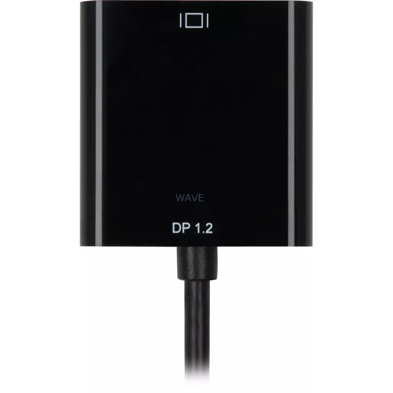 Conversor DisplayPort 1.2 > DVI24+1, cabo preto, 15 cm