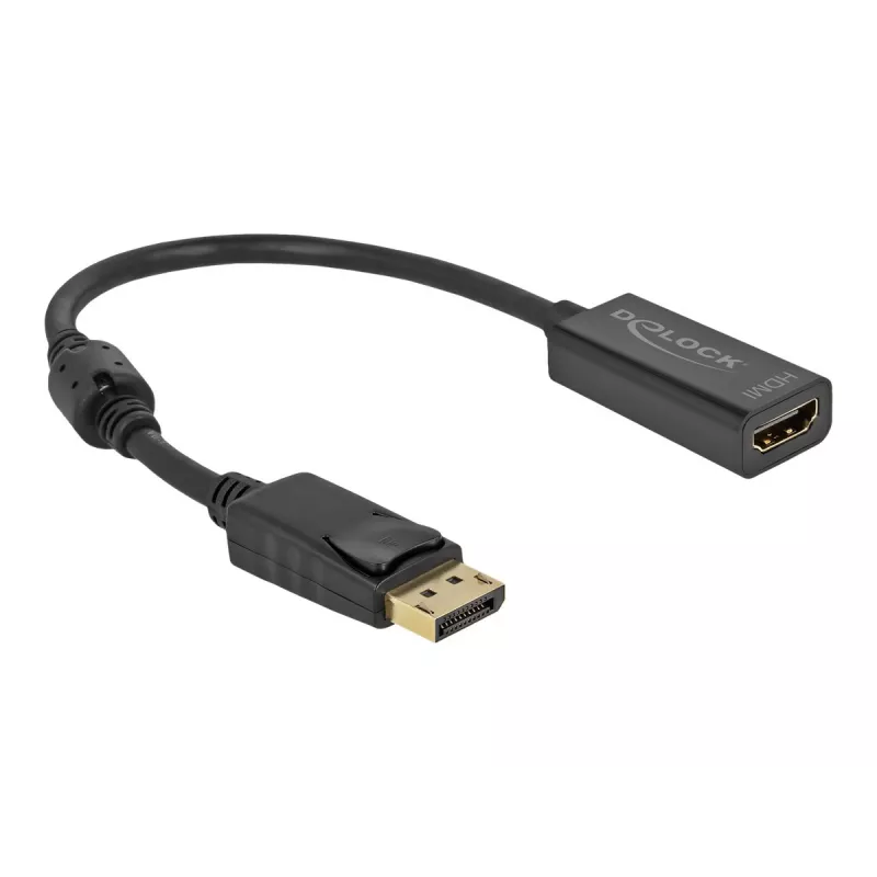 Adaptador DisplayPort 1.2 macho para HDMI fêmea 4K DeLOCK 63559