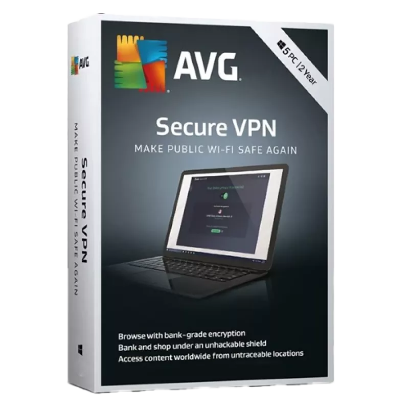 AVG Secure VPN | 10 dispositivos | 2 anos