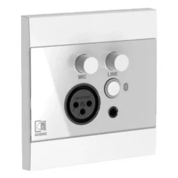 AUDAC WP225/W Conversor de áudio Aço, Branco