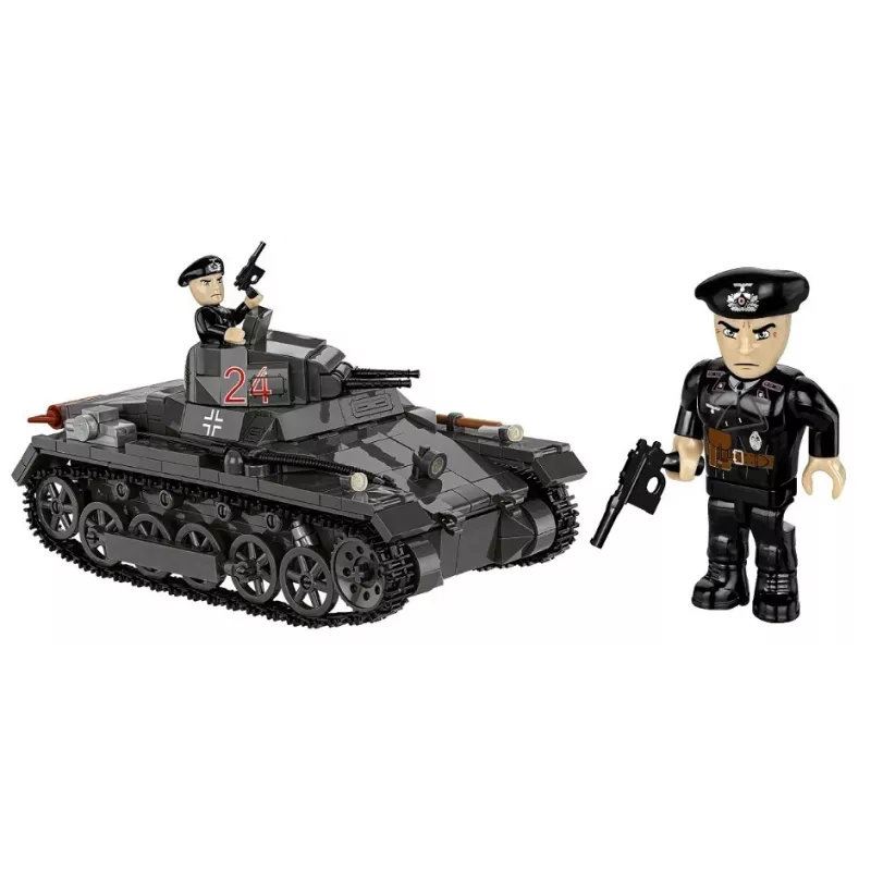 Conjunto de construção Cobi Panzer I Ausf. B – 654 peças, modelo detalhado