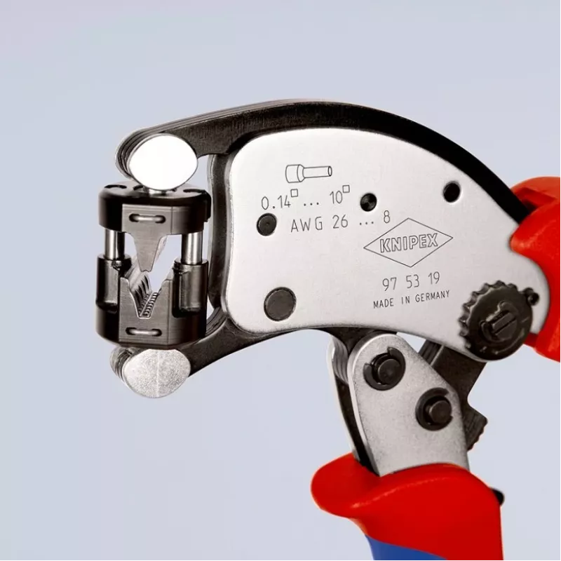 KNIPEX Twistor T alicate de cravar autoajustável, alicate de cravar terminais