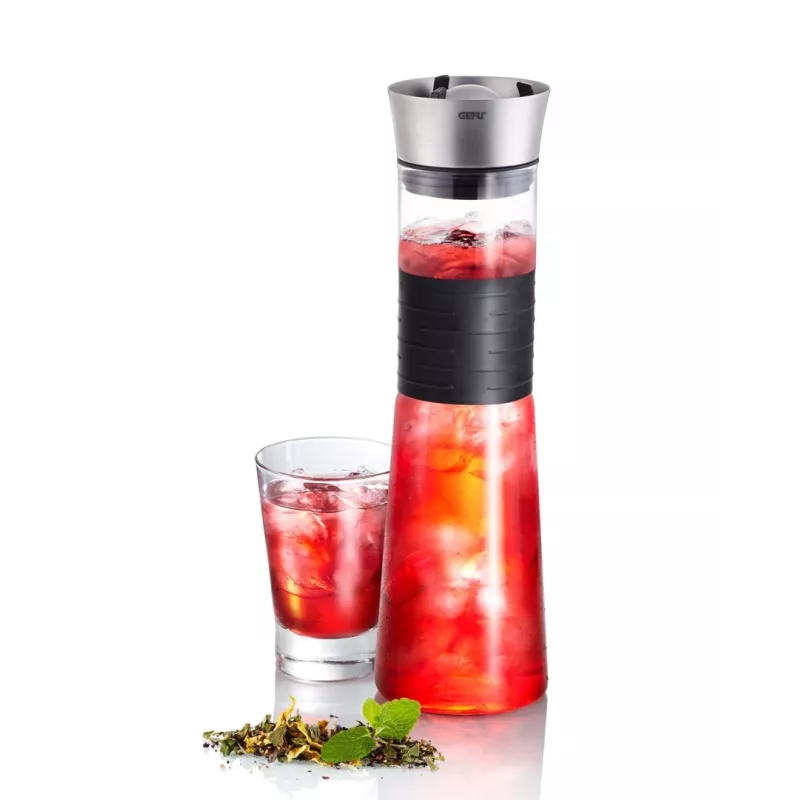 Decantador de vinho GEFU CASCADA 1 L plástico, aço inoxidável