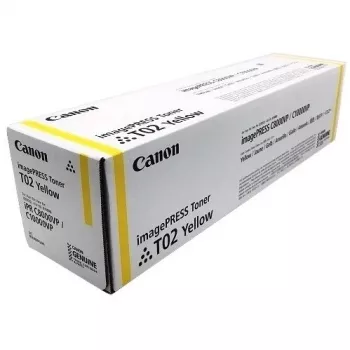 Cartucho de toner Canon T02 1 unid. original amarelo