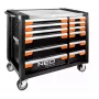 Armário de oficina NEO tools PRO 12 gavetas 84-225, armazenamento robusto em aço para ferramentas