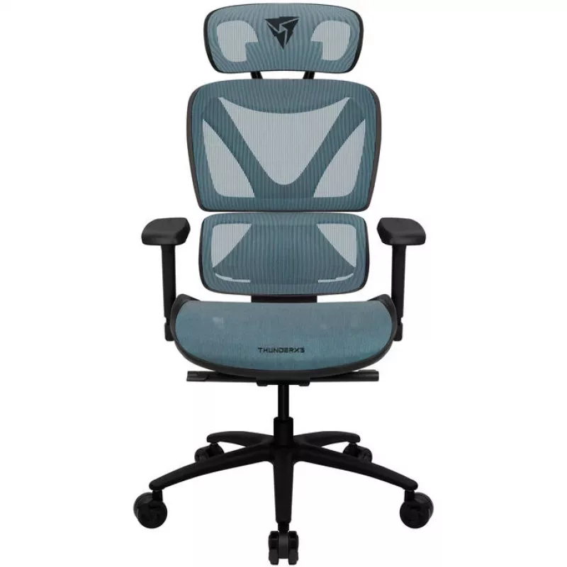 Cadeira de escritório ergonómica ThunderX3 XTC - preto/azul