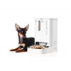 Comedouro e bebedouro automático duplo PETKIT YUMSHARE P591 — caixa ABS, branco, universal para cães e gatos