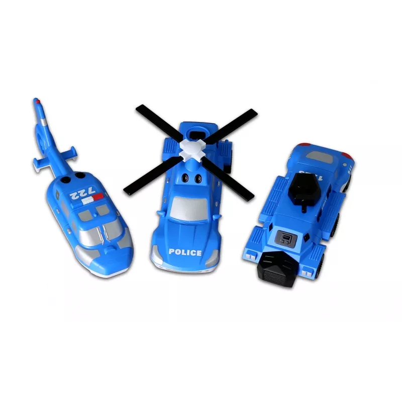 Conjunto de veículos Popular Playthings Mix or Match Vehicles Police
