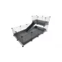 C&C Modular Cage C&C 4x2 com Loft 2x1 e rampa cinzenta – gaiola modular c&c para pequenos animais para porquinhos-da-índia, 145×75×75 cm, 10 kg