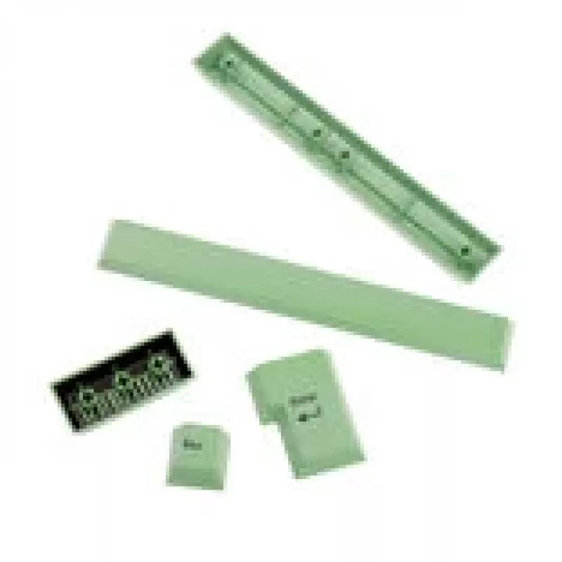 Kit adicional GMK, teclas ABS, double-shot, conjunto de expansão para ISO e ANSI - verde pastel