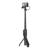 Telesin S1-CSS-01-TGP tripé e suporte selfie com controlo remoto para GoPro Hero 13/12/11/10/9/MAX