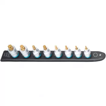Conjunto de bits Torx Hazet 992T-SR/8 — 8 peças curtas Torx T20–T60