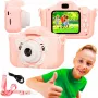 Extralink H28 SINGLE PINK – Câmara digital para crianças rosa/branca, para crianças a partir dos 3 anos