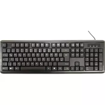 Inter-Tech AC KB-102DE teclado de secretária USB preto 1000dpi 105 teclas com fio (88884138)