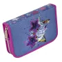 Estojo de lápis cheio Hama Crazy Cat 00139125, azul/rosa