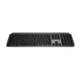 Teclado Logitech MX Keys S para Mac de escritório RF Wireless + Bluetooth QWERTZ alemão alumínio branco