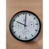 NeXtime Relógio 2635zw Estação meteorológica, Ø34 cm, parede, preto