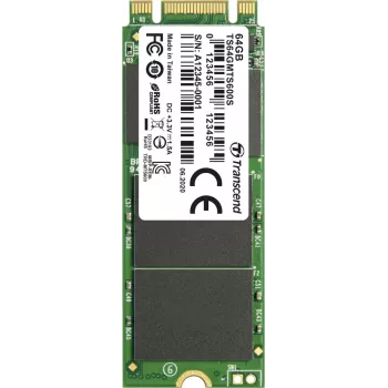 Transcend MTS600S - SSD - 64 GB - interno - M.2 2260 - SATA 6Gb/s