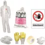 Conjunto de autocolantes de aviso cimco Asbest Tages-Set easy L 15 unid., modelo 145080