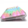 Crystal Shark, Teclado Gaming branco, layout DE, KTT