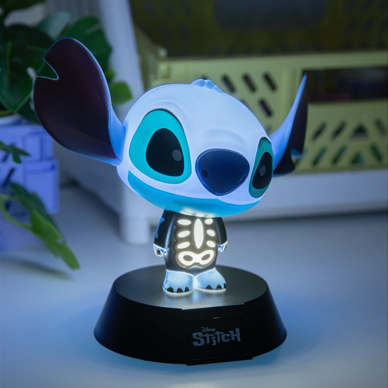 Candeeiro de mesa Paladone Stitch Skeleton Icon Light – luz noturna de figura
