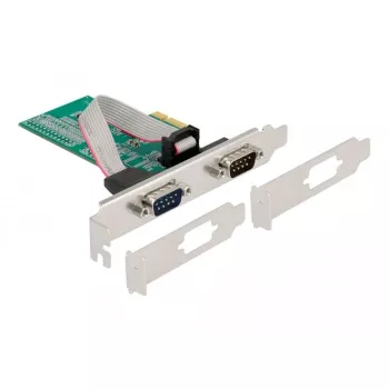 Placa adaptadora série PCIe DeLOCK 89555 - 2 x RS-232