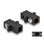 Acoplamento de fibra ótica DeLOCK MTRJ conector fêmea para MTRJ conector fêmea preto