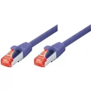 Tecline exertis Connect - cabo patch - RJ-45 (M) para RJ-45 (M) - 5 m - cabo SSTP - CAT 6 - sem halogéneos - lilás (71505V)