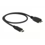 Cabo USB DeLOCK 0,5 m USB3.1 C - MicroUSB3.1 B