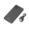 Powerbank Extralink EPB-098B 10000 mAh, LiPo, 2× USB-A + 1× USB-C, preto