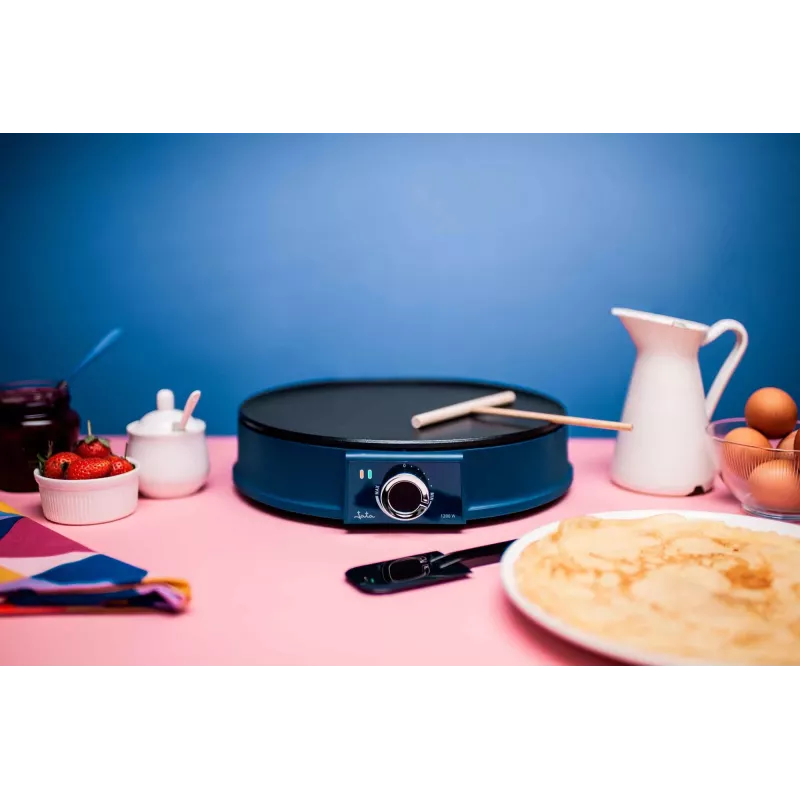 Máquina de crepes JATA JECR1000 1200 W preto azul 30 cm