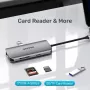 Hub USB-C Unitek D1122A01 com 2x HDMI 4K e 100W Power Delivery