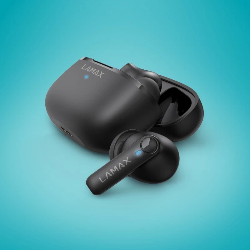 LAMAX Electronics Clips1 Play headset sem fios in-ear chamadas/música USB Type-C Bluetooth - headset - sem fios